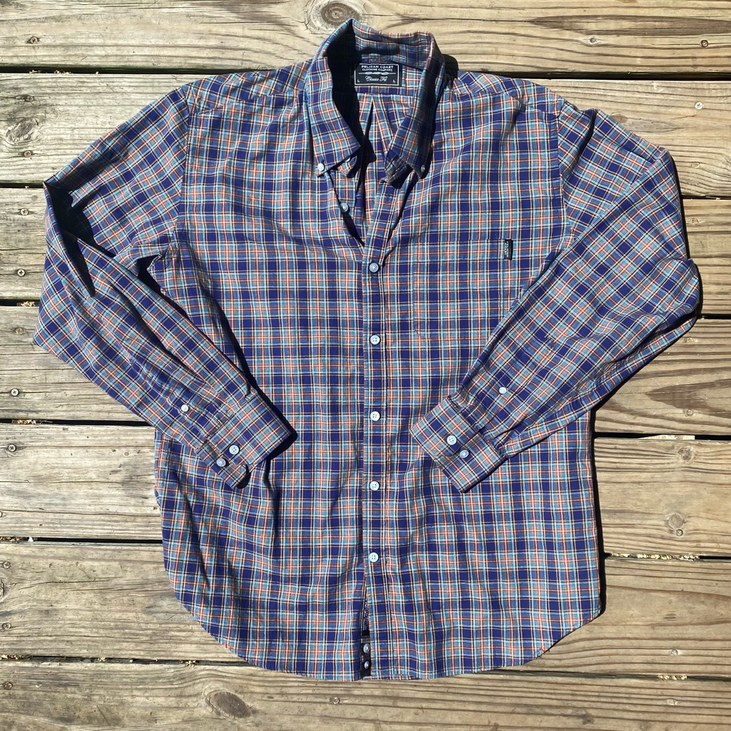 Pelican Coast Clothing Company Plaid Button Up Shirt